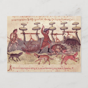 Hunting with Nets Postcard