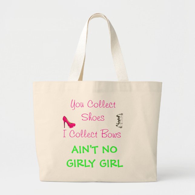 Hunting-Women Large Tote Bag (Front)