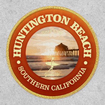 Huntington Beach (c) Patch by NativeSon01 at Zazzle