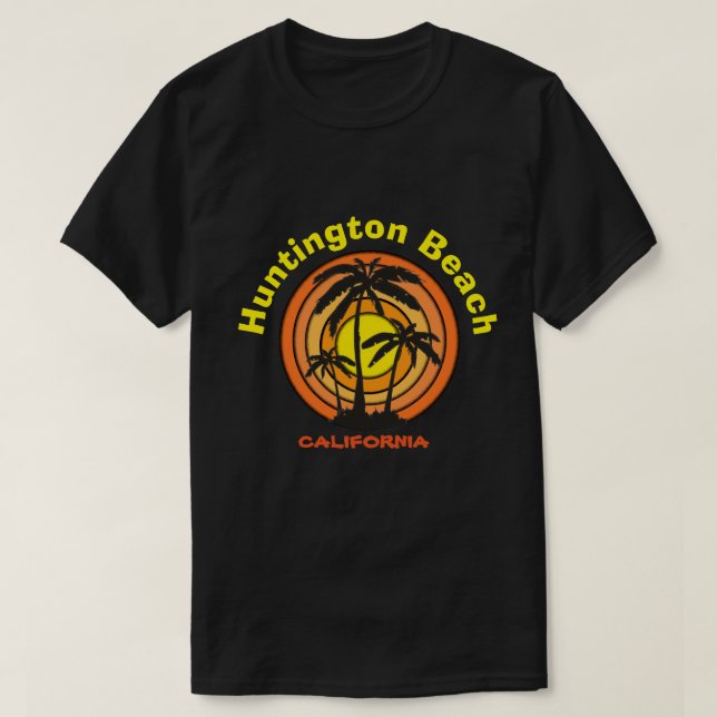 Huntington Beach, CA T-Shirt (Design Front)