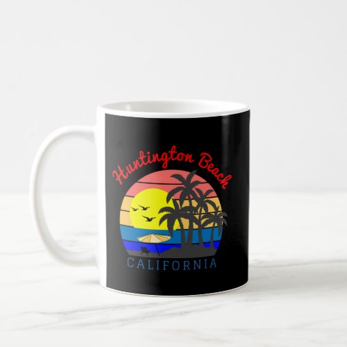 Huntington Beach California Beach Sunset Coffee Mug