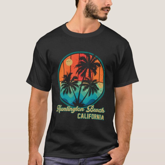 Huntington Beach California Ca T-Shirt (Front)