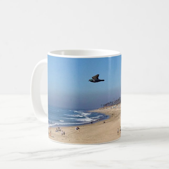 Huntington Beach, California Coffee Mug (Front Left)