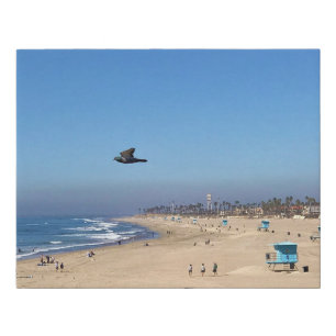 Huntington Beach, California Faux Canvas Print