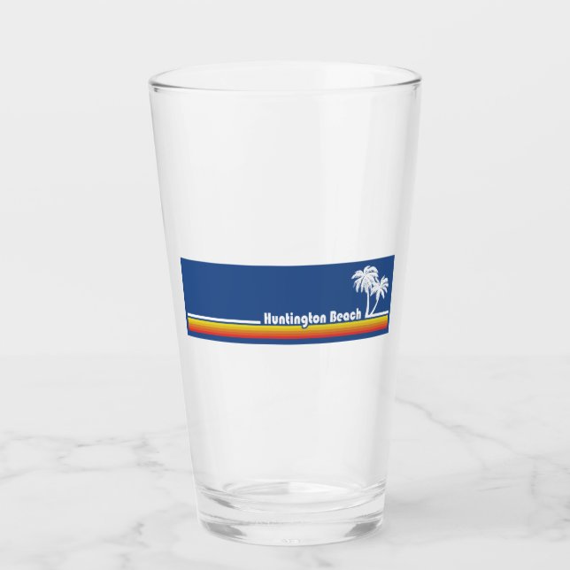 Huntington Beach California Glass (Front)