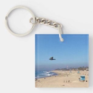 Huntington Beach, California Keychain