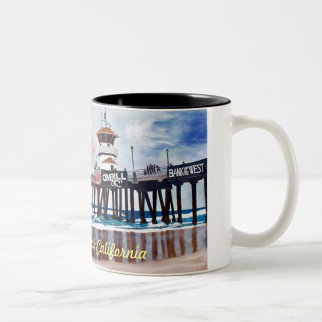 Huntington Beach California Mug (Right)