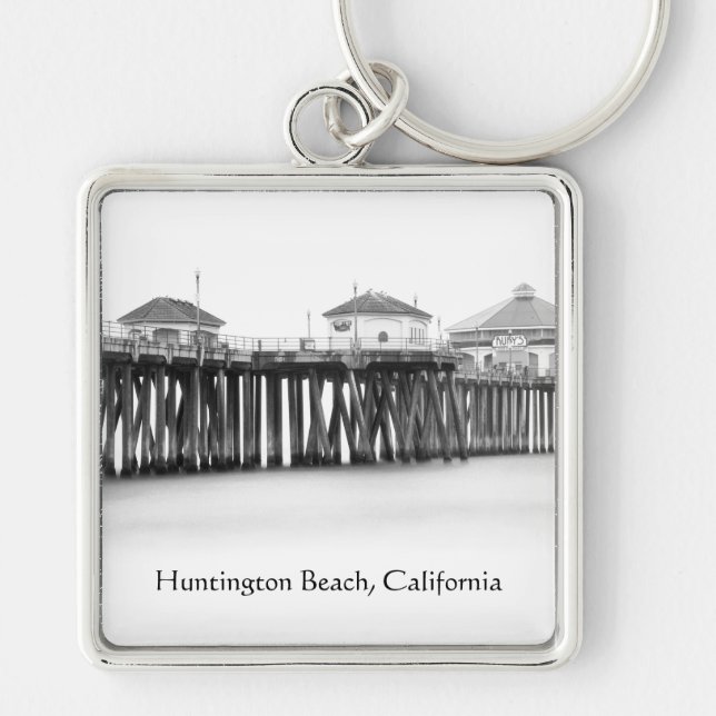 Huntington Beach , California  Pier Keychain (Front)
