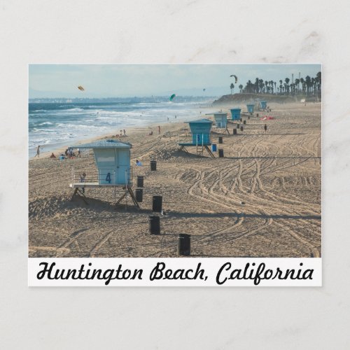 Huntington Beach California postcard