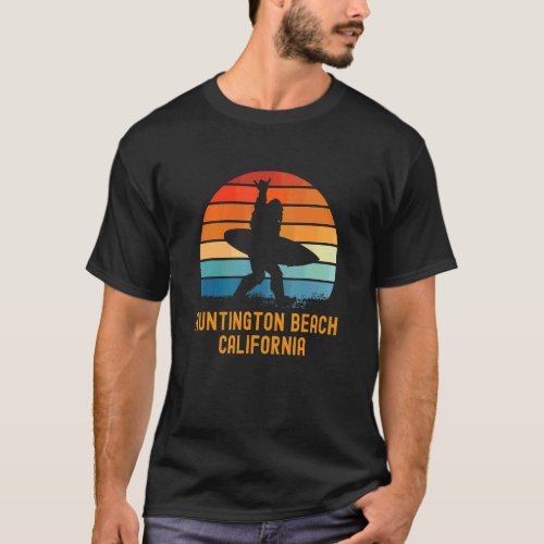 Huntington Beach  California Sasquatch Souvenir T_Shirt