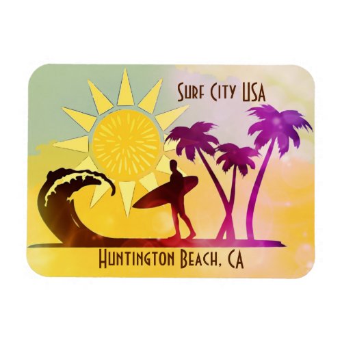 Huntington Beach California Surf City USA Magnet