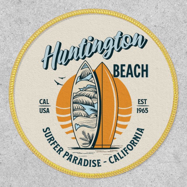 Huntington Beach California Surfer Paradise Patch (Front)