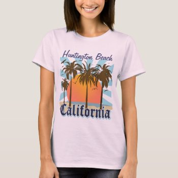 Huntington Beach California T-shirt by IslandVintage at Zazzle