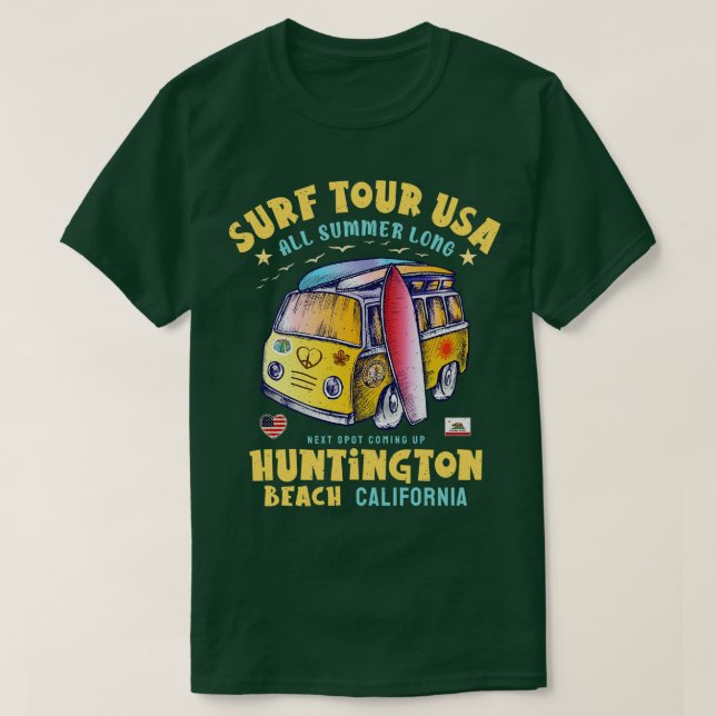 Huntington Beach California T-Shirt (Design Front)