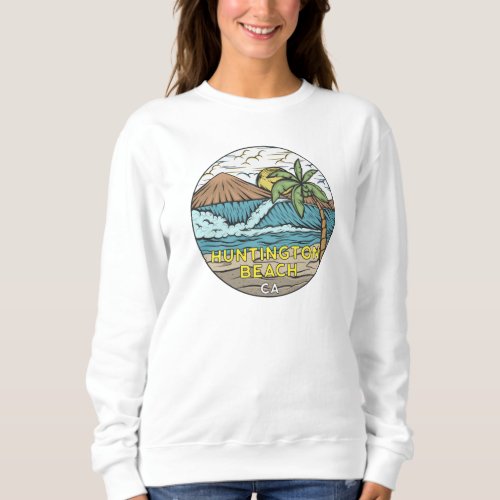 Huntington Beach California Vintage Sweatshirt