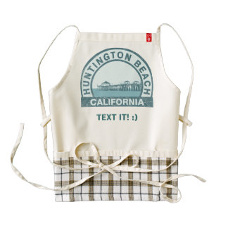 Huntington Beach, California Zazzle HEART Apron