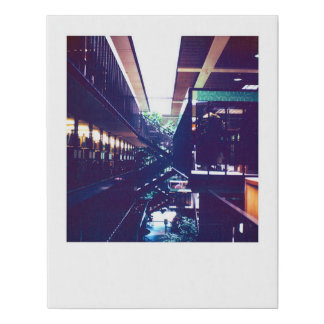 Huntington Beach Central Public Library Faux Canvas Print