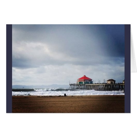 Huntington Beach Pier, CA Cards (Front Horizontal)