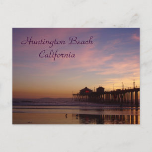 Huntington Beach Pier, California Postcard