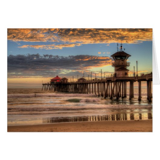 Huntington Beach Pier Cards (Front Horizontal)
