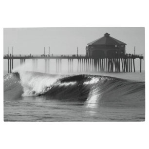 Huntington Beach Pier - Northside   Metal Print