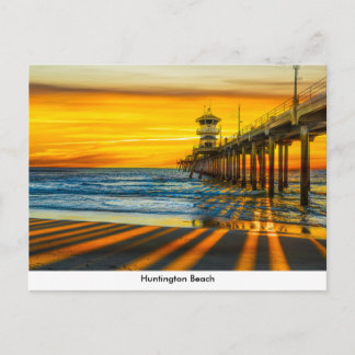 Huntington Beach Pier Postcard