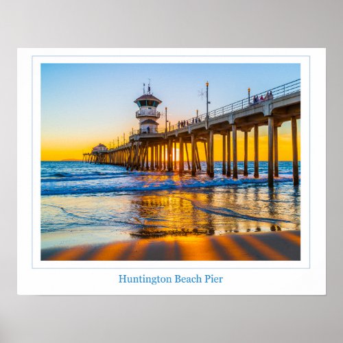 Huntington Beach Pier Poster