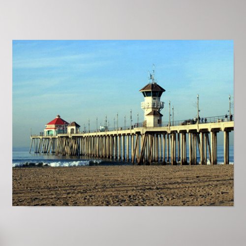 Huntington Beach Pier Poster