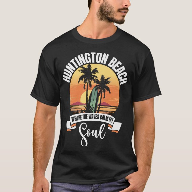 Huntington Beach Premium T-Shirt (Front)