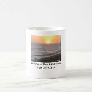 Huntington Beach "Surf City" Coffee Mug