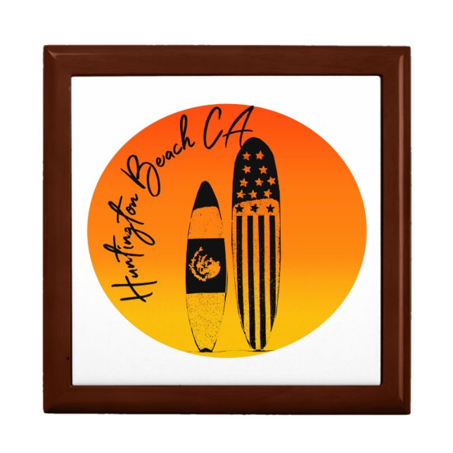 Huntington Beach Surfboards and Sunsets Gift Box (Front)