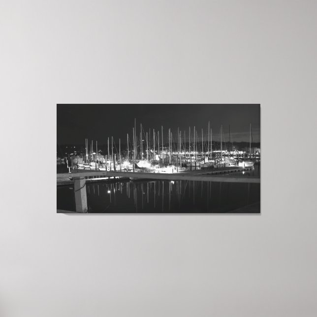 Huntington Harbor, New York Canvas Print (Front)