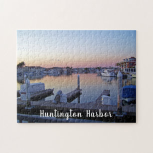 Huntington Harbor Sunset Jigsaw Puzzle