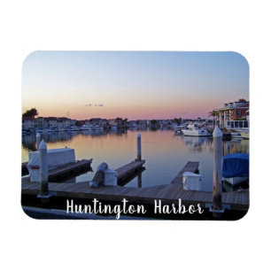 Huntington Harbor Sunset Magnet
