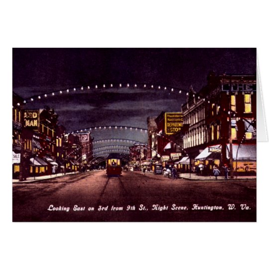 Huntington West Virginia Third and Ninth Street Card