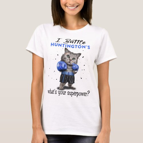 Huntingtons Awareness Ribbon Support Gifts T_Shirt