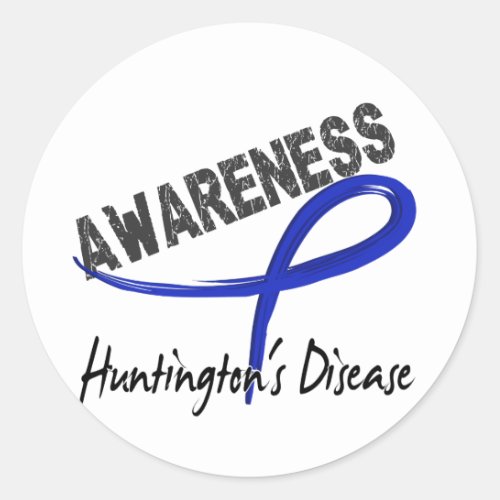 Huntingtons Disease Awareness 3 Classic Round Sticker