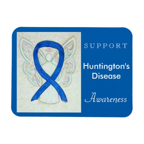 Huntingtons Disease Awareness Angel Custom Magnet