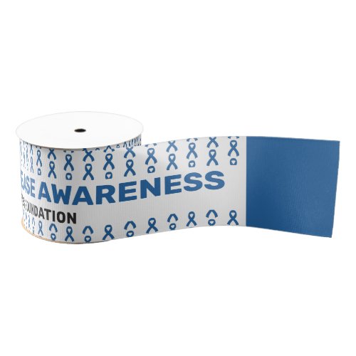 Huntingtons Disease Awareness Pattern Ribbon