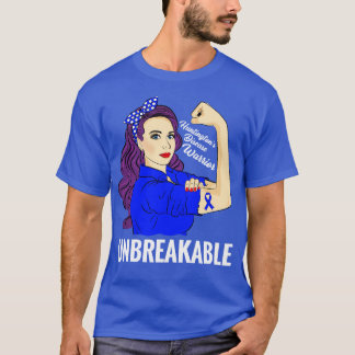 Huntingtons Disease Awareness Warrior Unbreakable T-Shirt