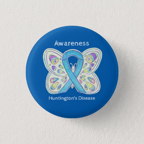Huntingtons Disease Butterfly Awareness Pin