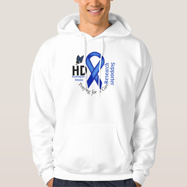 Huntington's Disease HD Awareness Research Support Hoodie (Front)