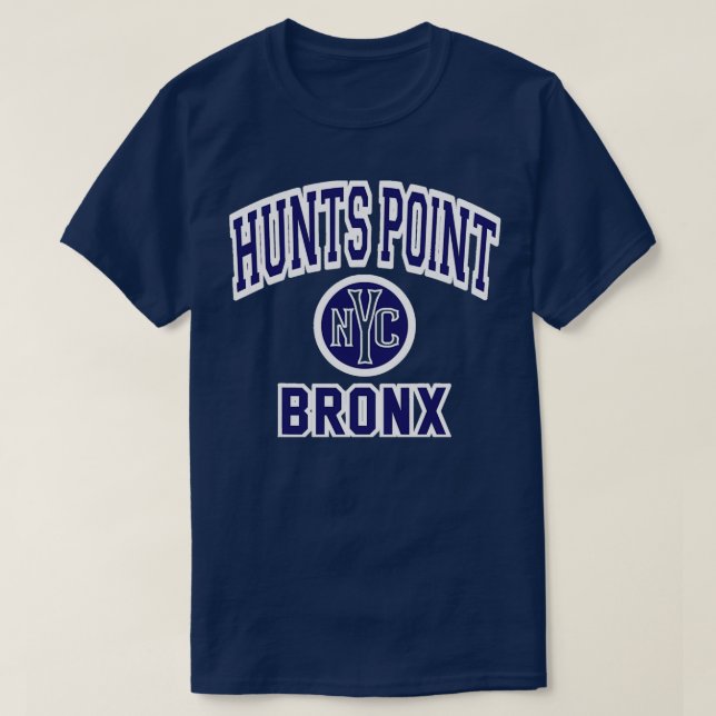 Hunts Point Bronx Nyc Varsity Style 2 T-Shirt (Design Front)