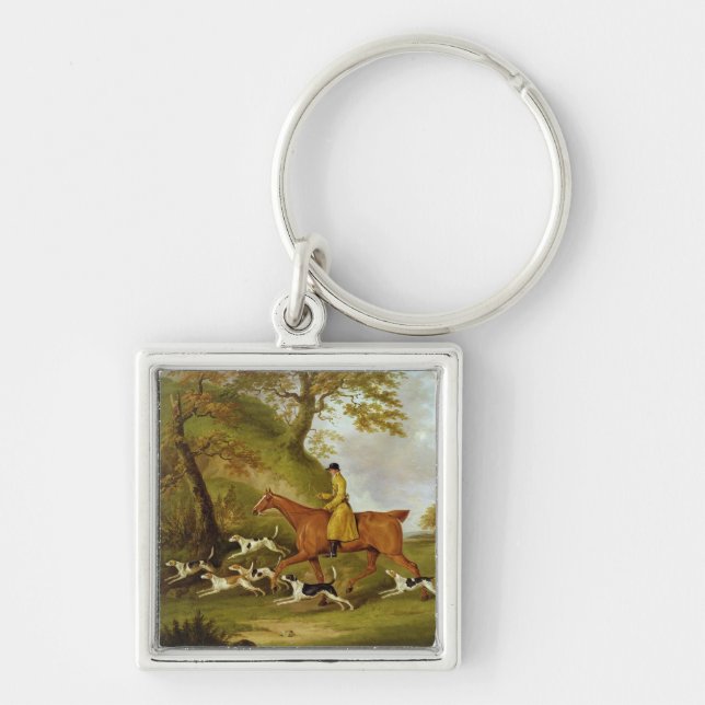 Huntsman and Hounds, 1809 (oil on canvas) Keychain (Front)