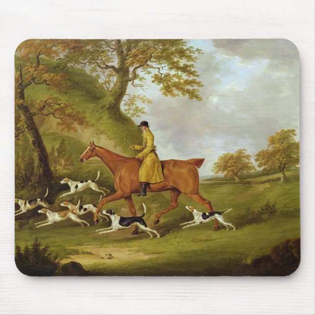 Huntsman and Hounds, 1809 (oil on canvas) Mouse Pad (Front)