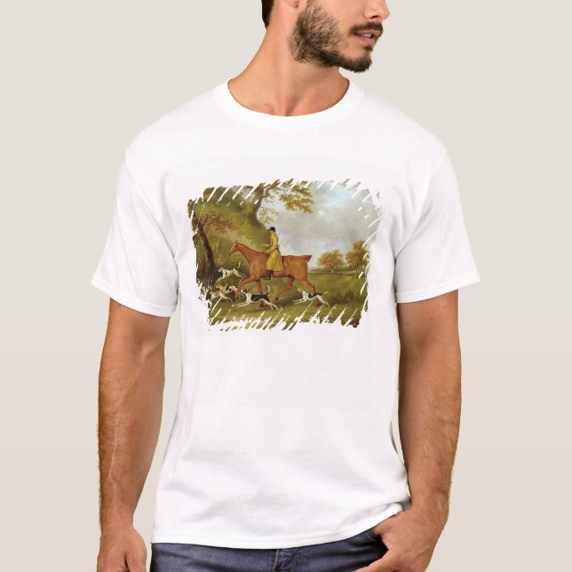 Huntsman and Hounds, 1809 (oil on canvas) T-Shirt (Front)