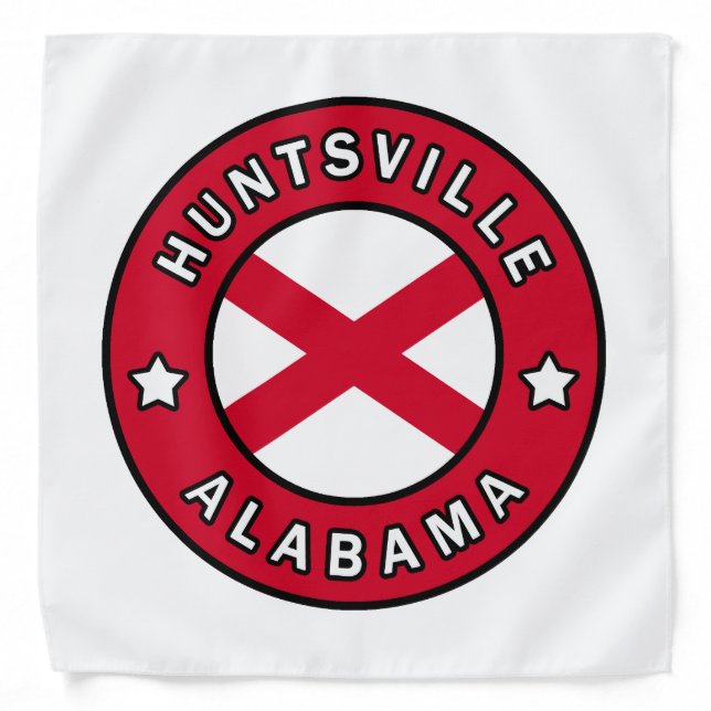 Huntsville Alabama Bandana (Front)