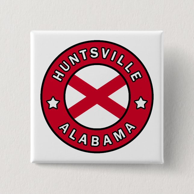 Huntsville Alabama Button (Front)