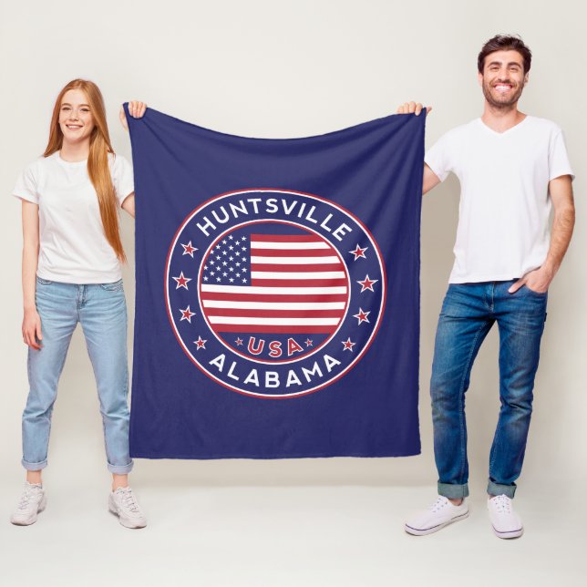 Huntsville, Alabama Fleece Blanket (In Situ)