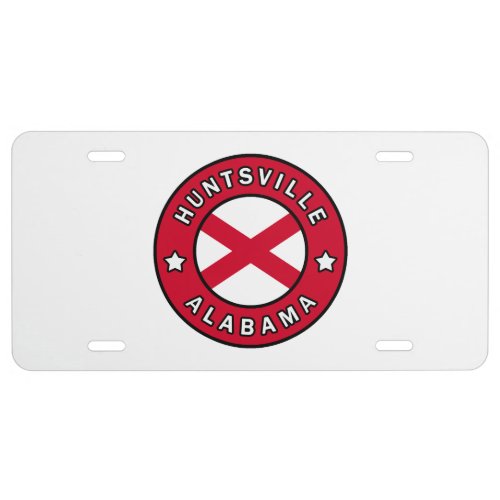 Huntsville Alabama License Plate